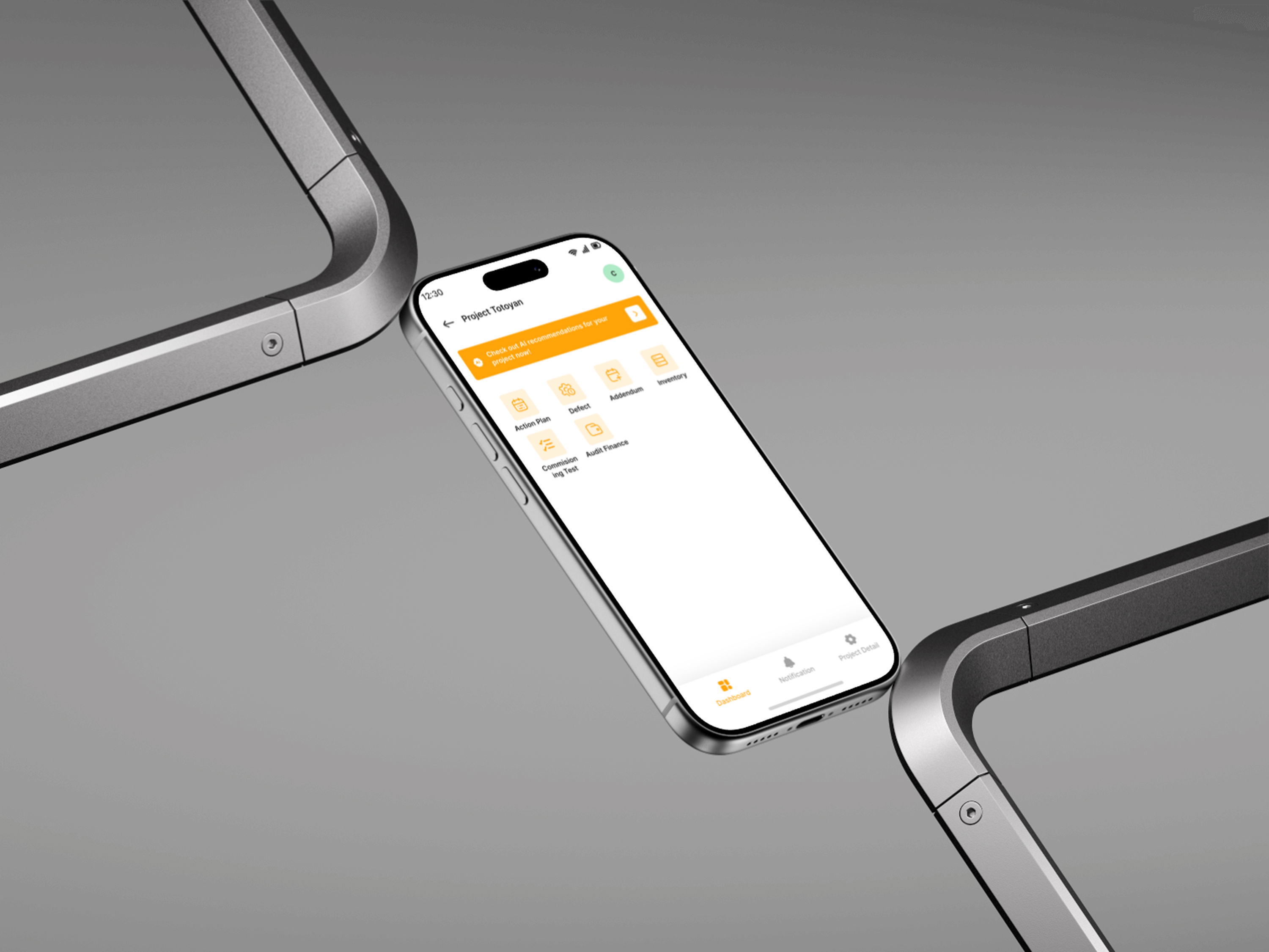 Konstruksi.ai mobile app preview
